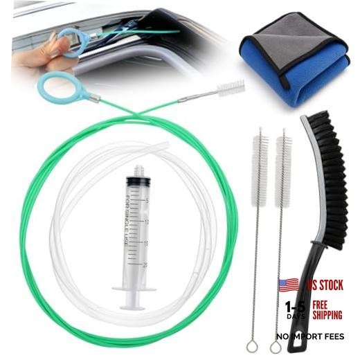 Upgraded Auto Sunroof Drain Cleaning Tool,118in Extra Long Multicolor1