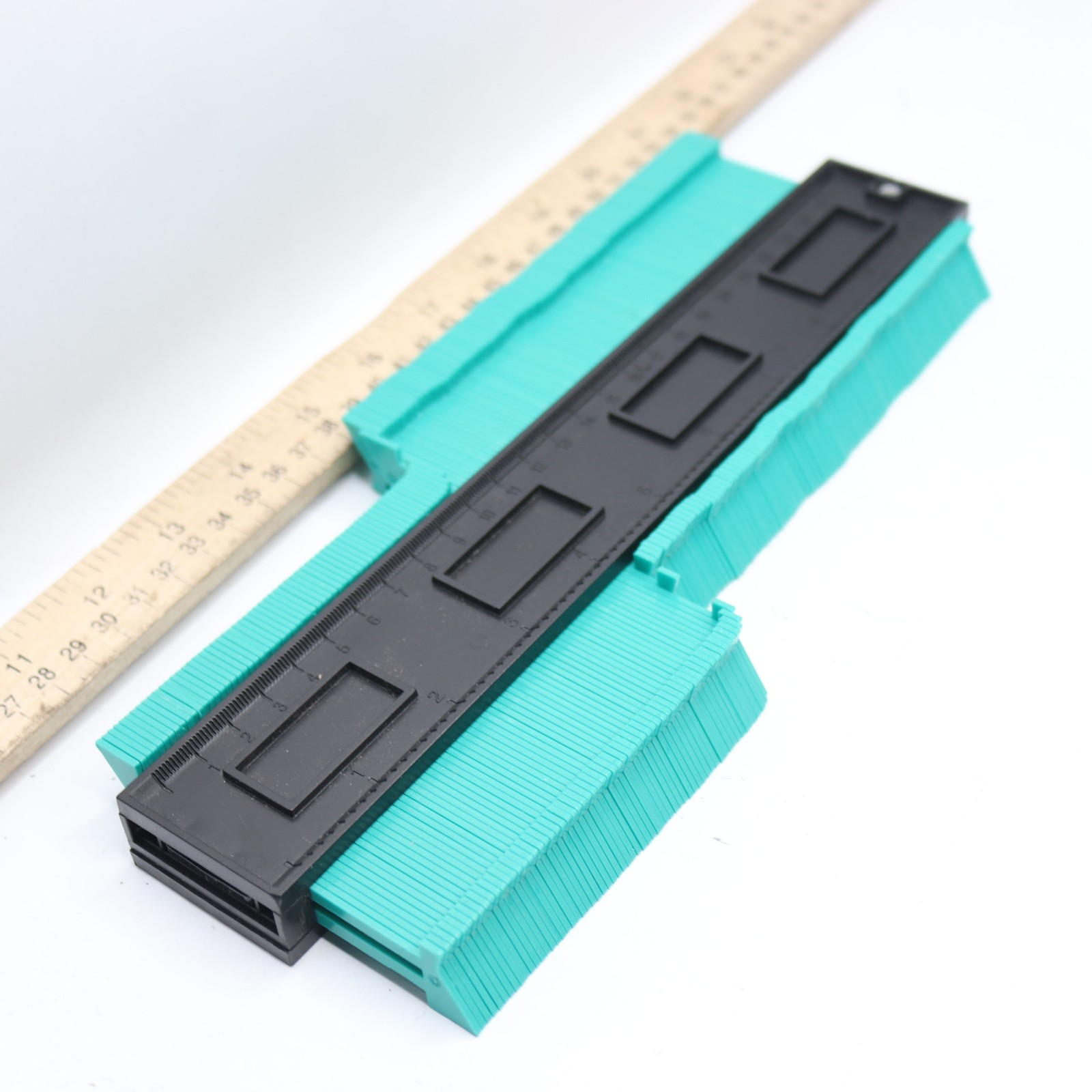 Contour Gauge Duplicator Widen Profile Measuring Tool ABS Plastic 10"