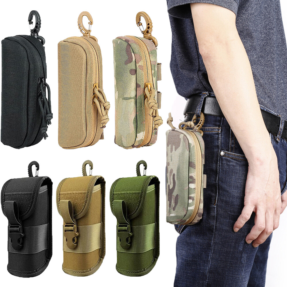 Tactical Molle Glasses Case Sunglasses Pouch Glasses Shockproof Protective Box