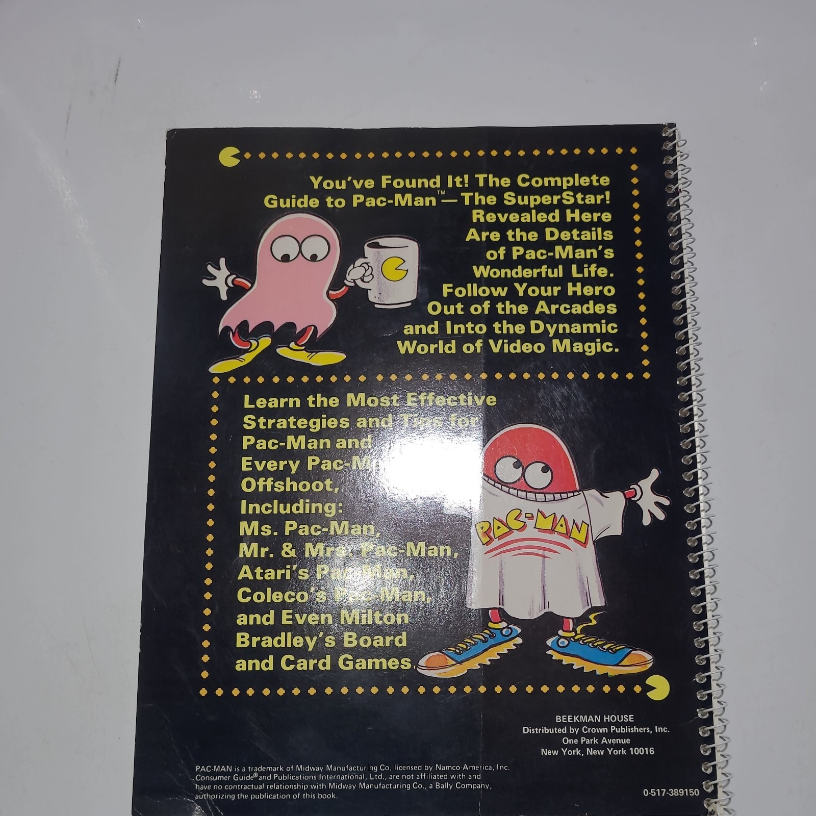 Pac-Mania by Consumer Guide 1982, VERY RARE!