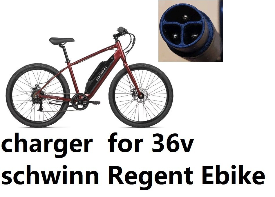 🔥power supply battery charger  for 36v schwinn Regent Roanoke  (special 3 pin)