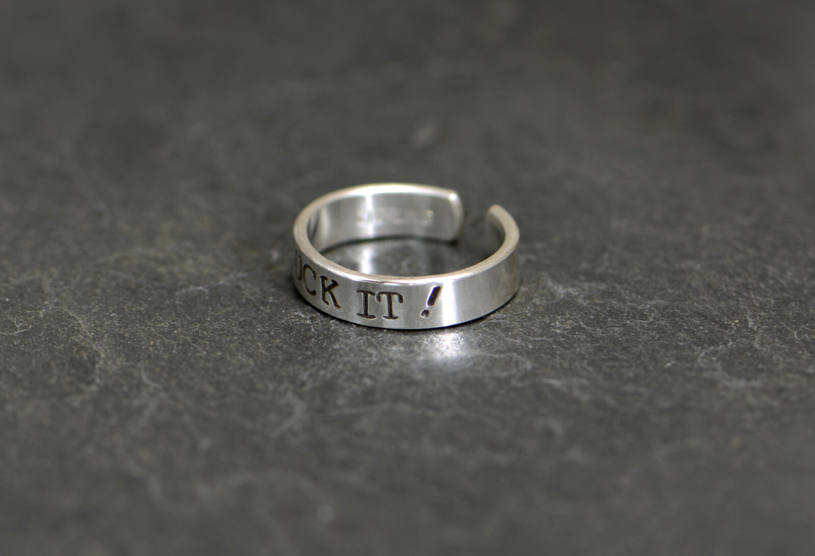 suck it ! sterling silver toe ring for the funny one