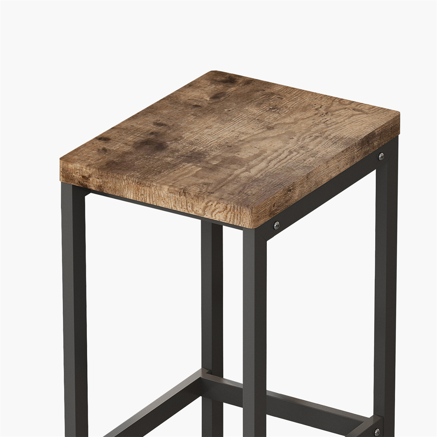 4 Piece Bar Table Set Counter Height Kitchen Pub Table with 3 Bar Stools US