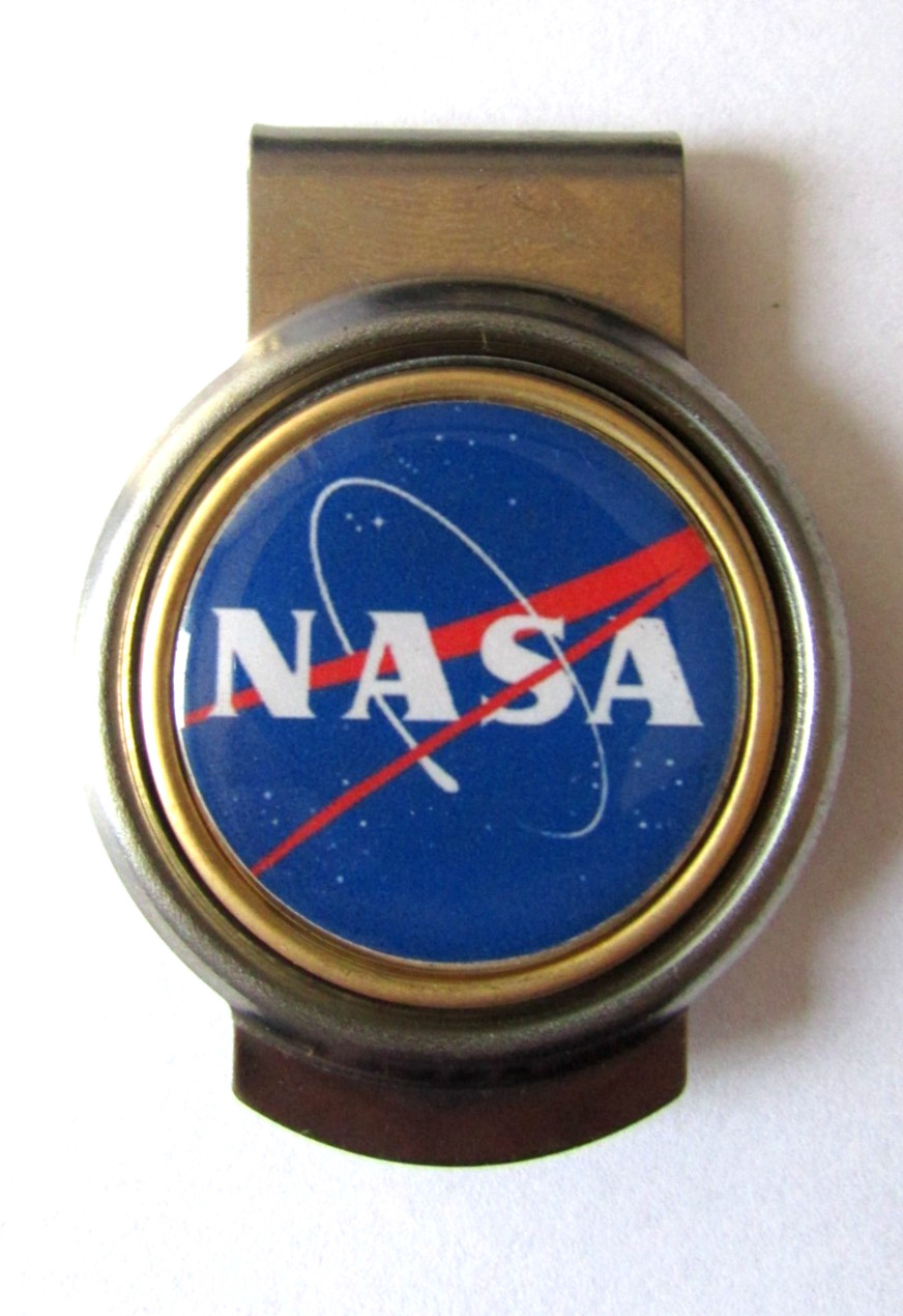 NASA Money Clip, NASA Space logo money clip, nasa  astronauts souvenir clip