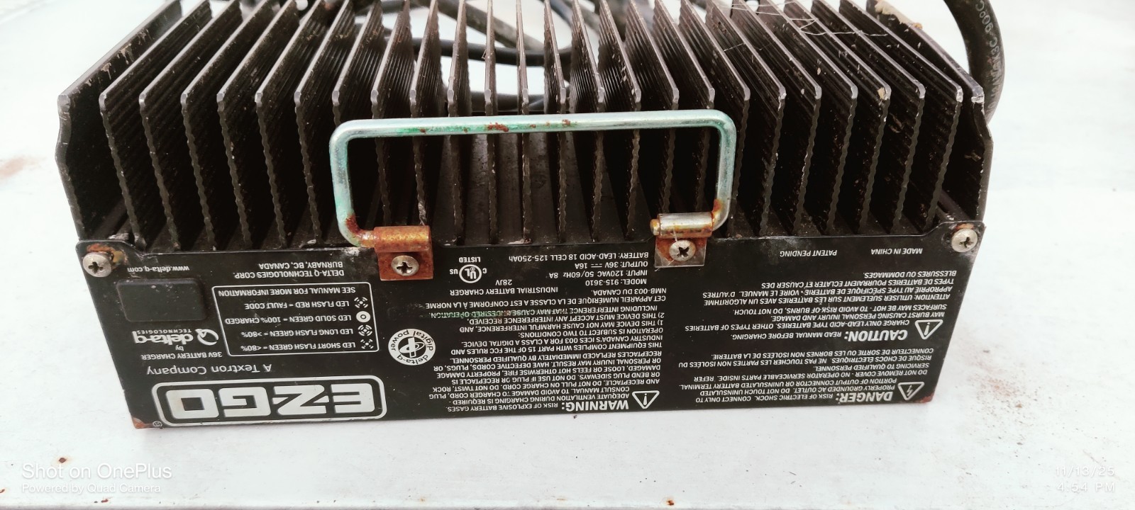 Easy Go 36 Volt 16 AMP Charger