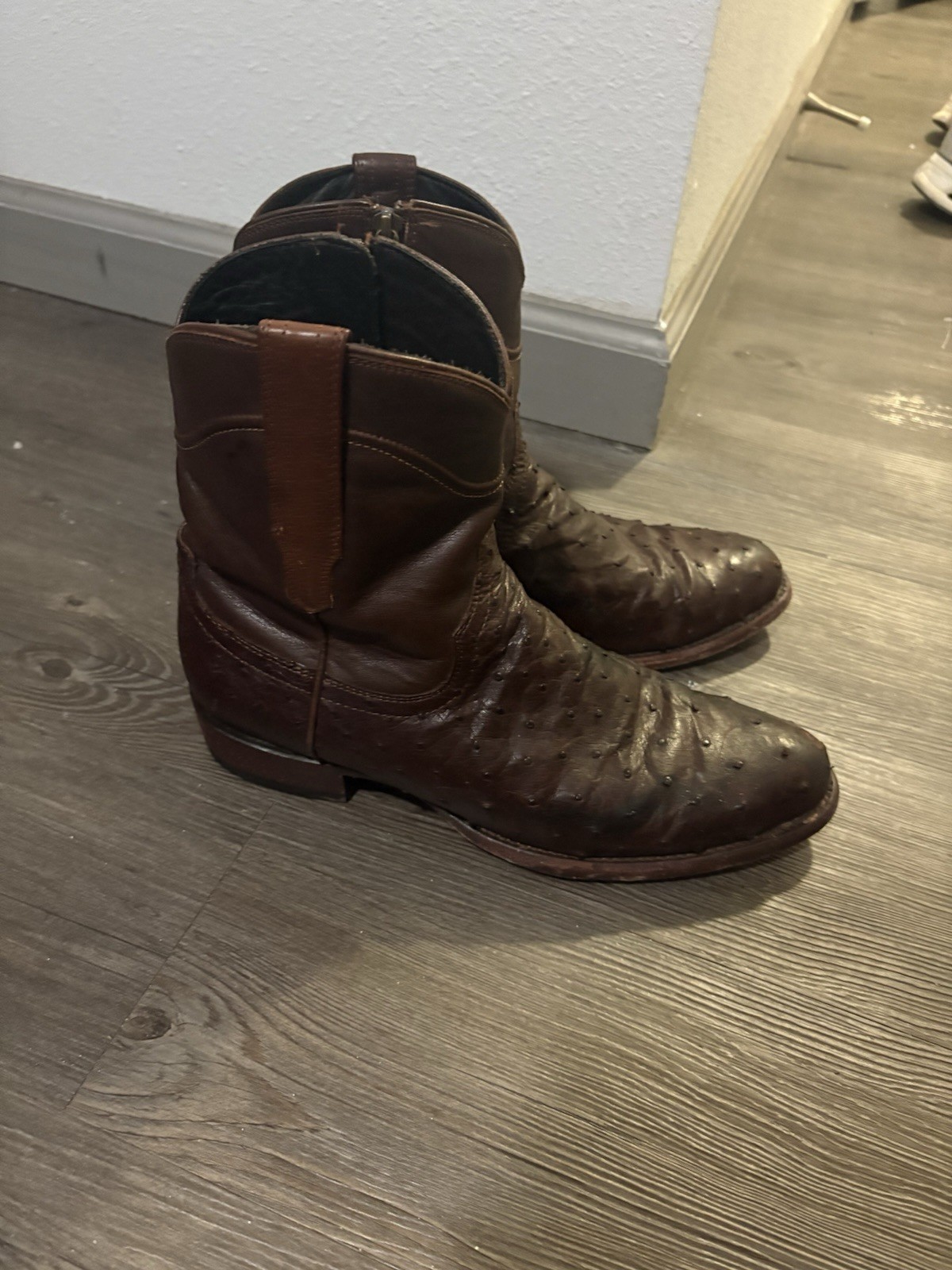 The Dean Tecovas Mahogany Cowboy Boots Size 10.5 D