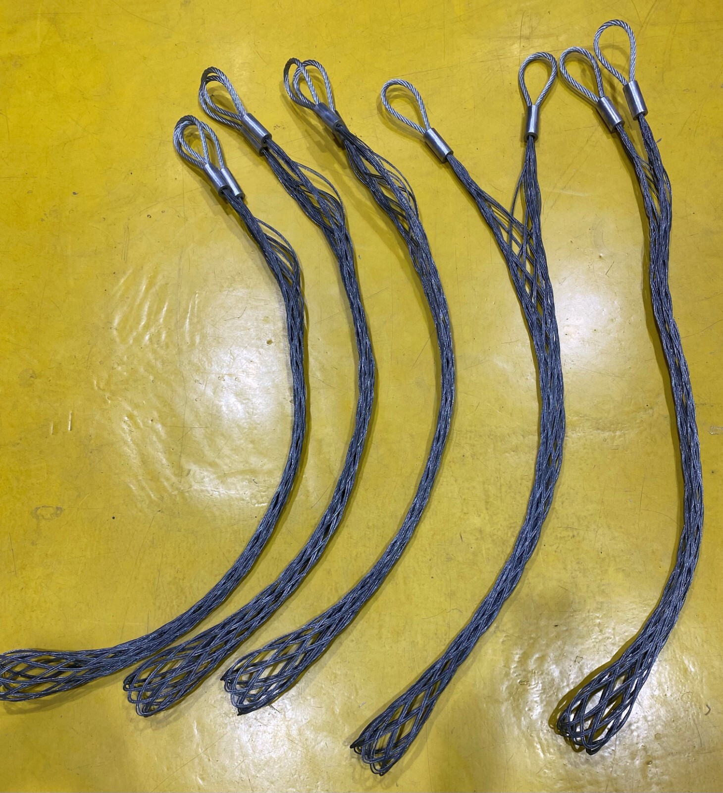 SLINGCO Double Eye Cable Grip, Galvanized, 4.5-5.50" /115-140mm, # DE9 ZCS0878