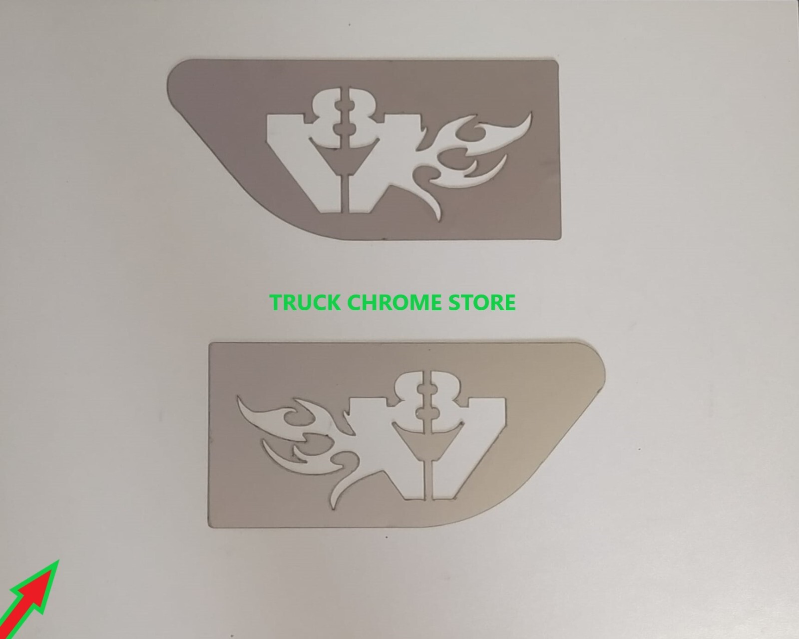 1998-2016     MUDGUARD FLAMMY      STAINLESS STELL     1 SET.        Fits Scania