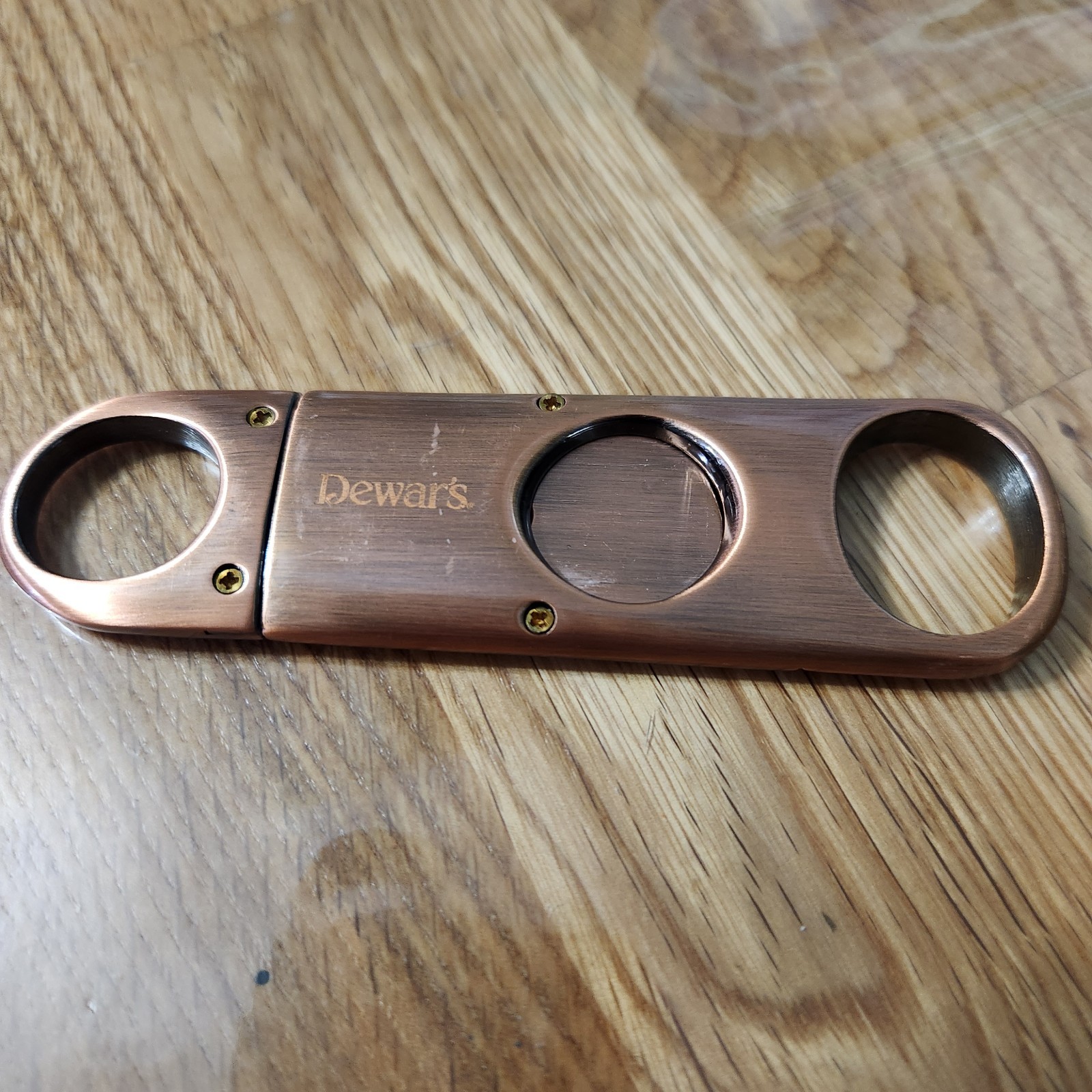 Dewars Cigar Case & Cutter Copper