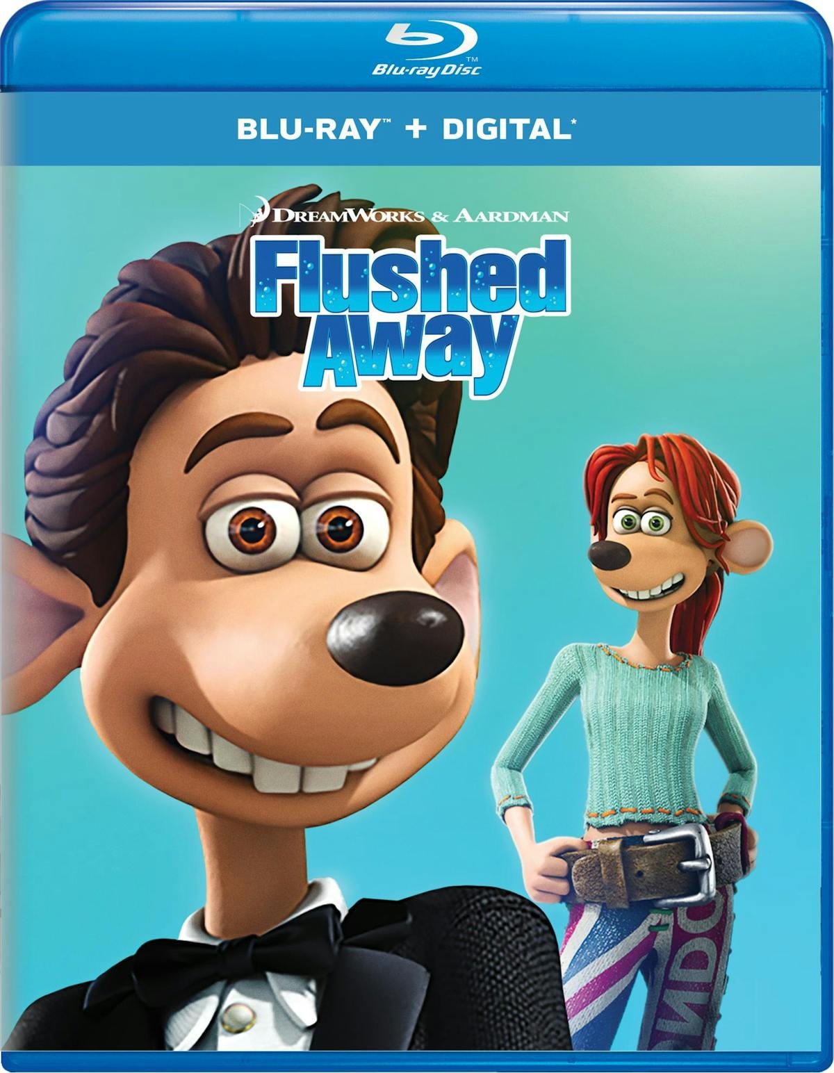 Flushed Away Blu-ray Hugh Jackman NEW