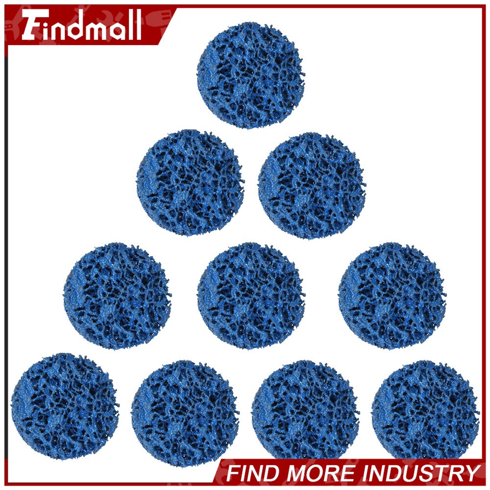 Findmall 10 Pack 2" Blue Quick Change Easy Strip & Clean Discs New