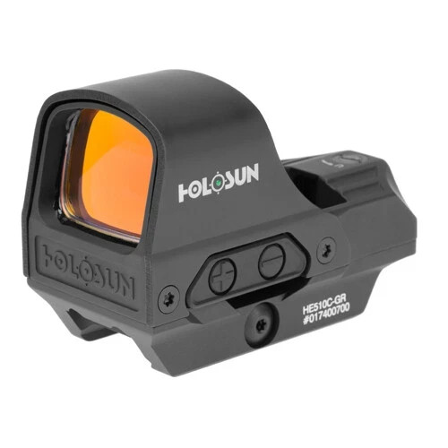 NIB - HOLOSUN HE510C-GR Open Reflex Sight - Green Reticle FREE SHIPPING