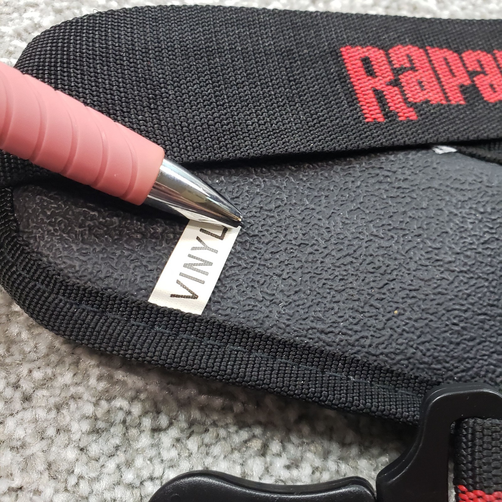 Rapala Replacement Strap Bag Shoulder Adjustable Handle Luggage Black Red