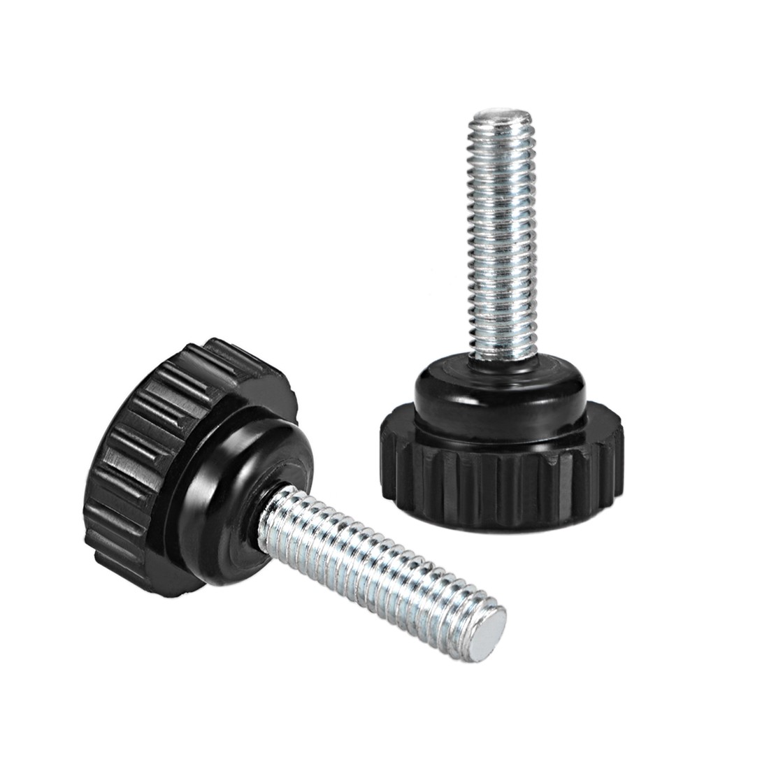M6 x 20mm Male Thread Knurled Locking Knobs 8pcs