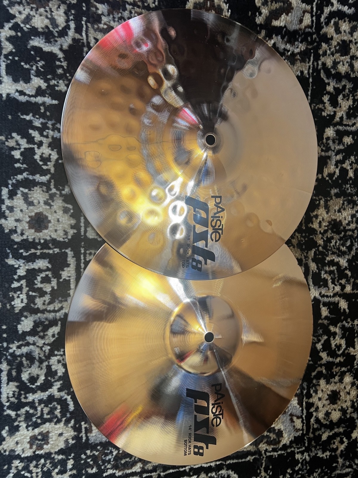 Paiste 14" PST 8 Rock Hi-Hat Cymbals (Pair)