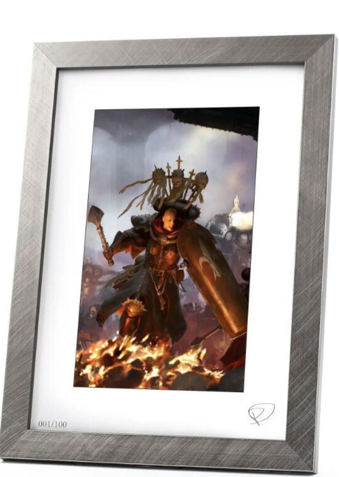 Adepta Sororitas Art Print 2021 Sister of Battle Firepower Birch Print Warhammer