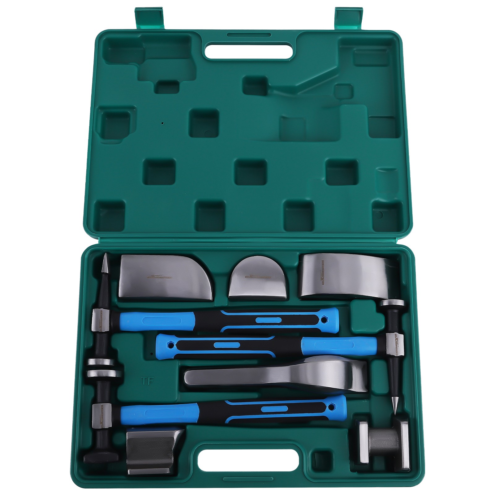 9PC Auto Body Panel Fender Hammer Dolly Set Sheet Metal Auto Repair Tool Kits