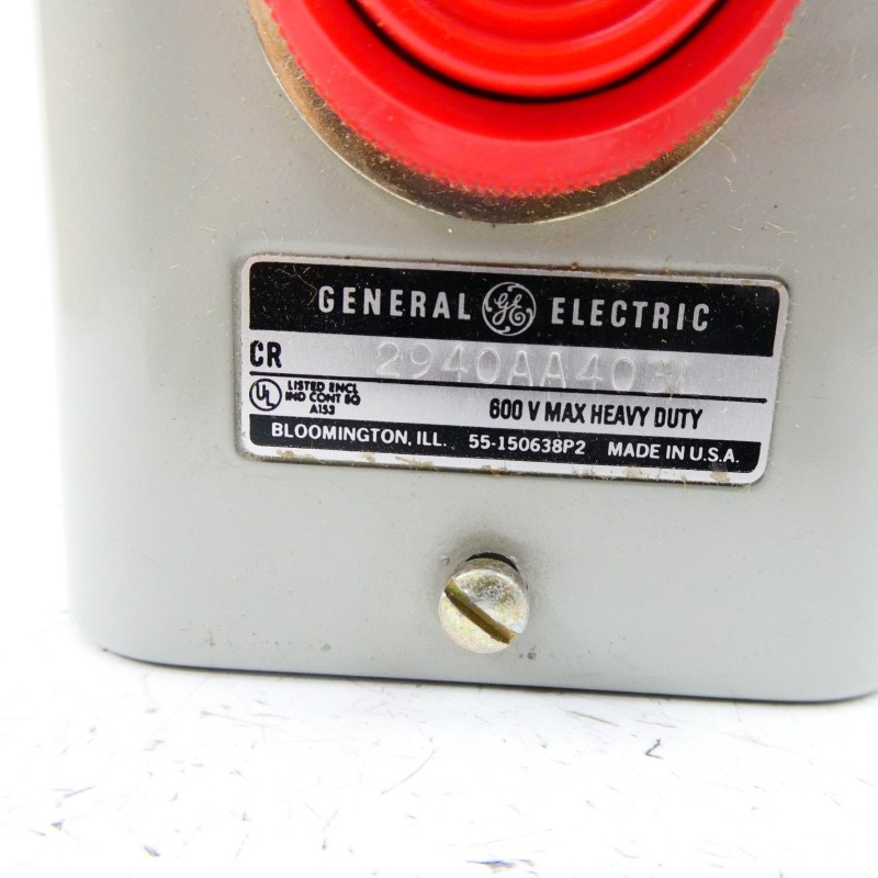 GENERAL ELECTRIC CR2940AA40 600V NSMP