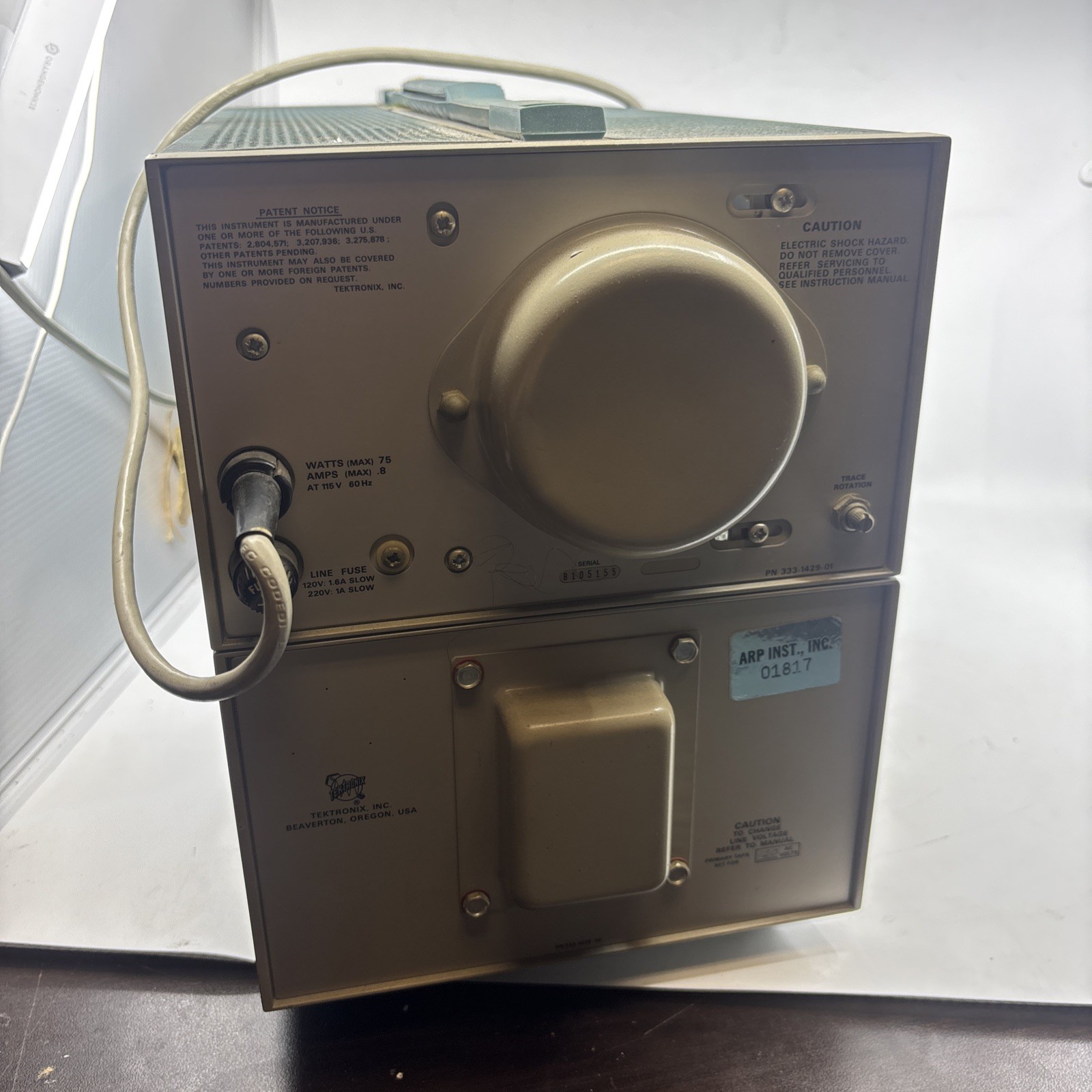 TEKTRONIX 5110 Oscilloscope w/ 5A18N & 5B10N Modules