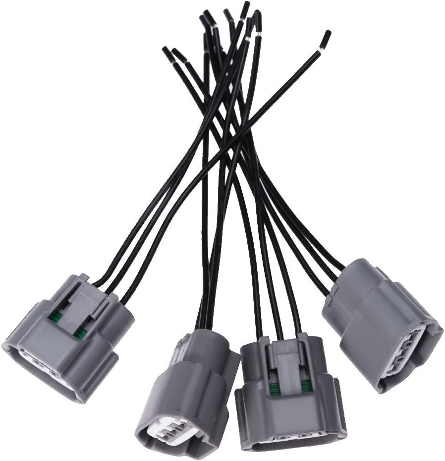 Ignition Coil Connector Plug Wiring Harness Pigtail Replacement (4-Pack)