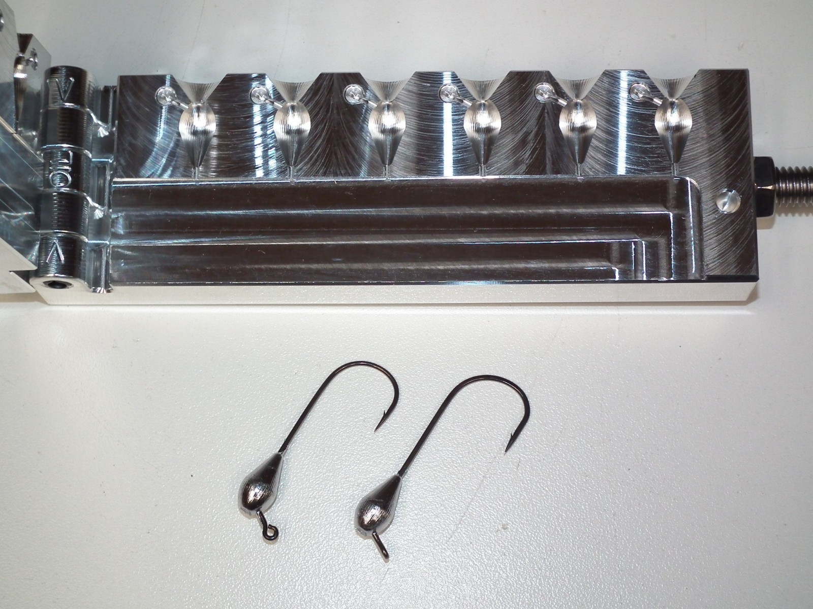 Freshwater Tube -3  jig Production mold 3/16 oz No Rattle CNC Aluminum USA 3RD