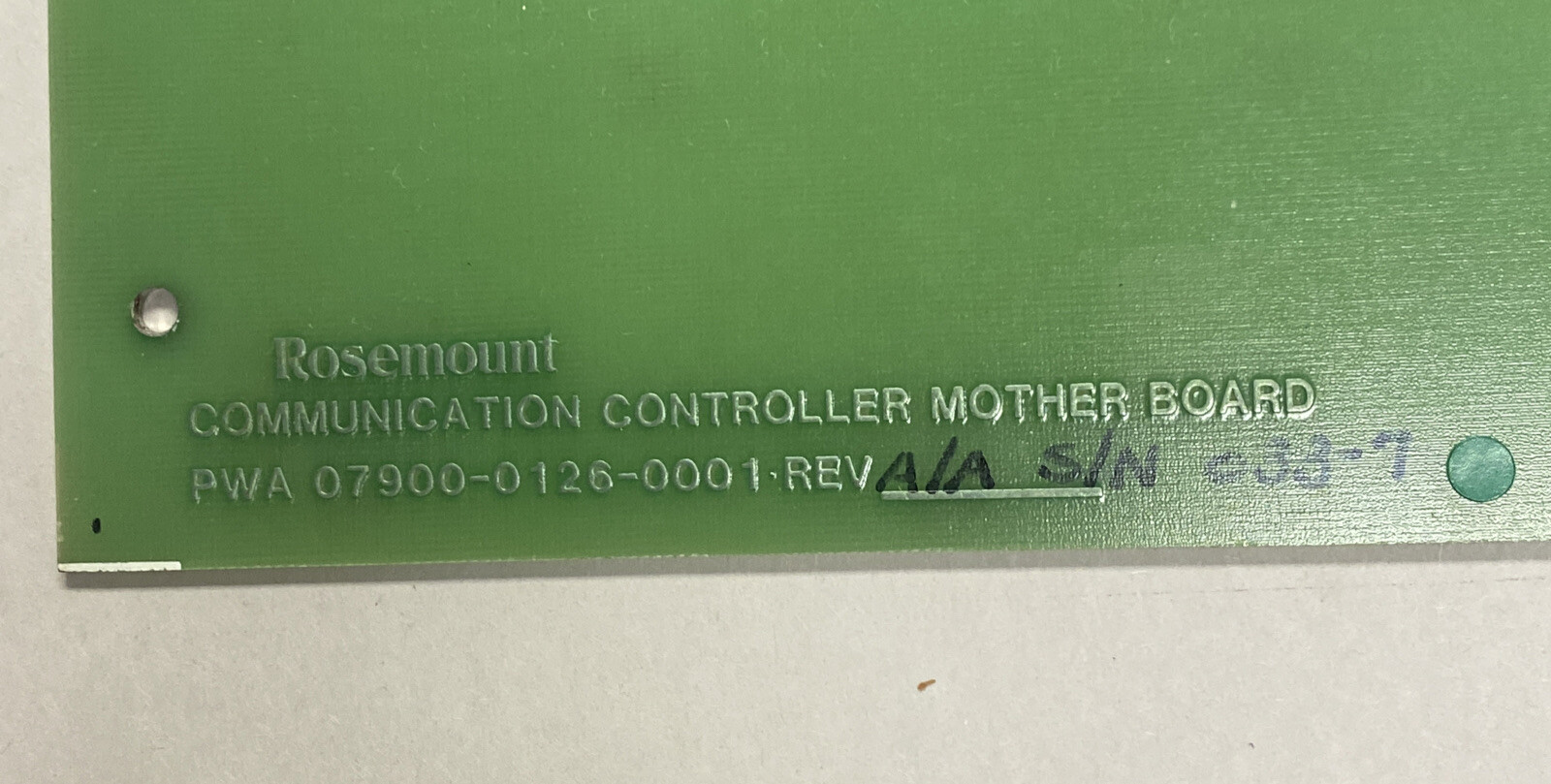 Rosemount,07900-0126-0001,Communication Controller Motherboard
