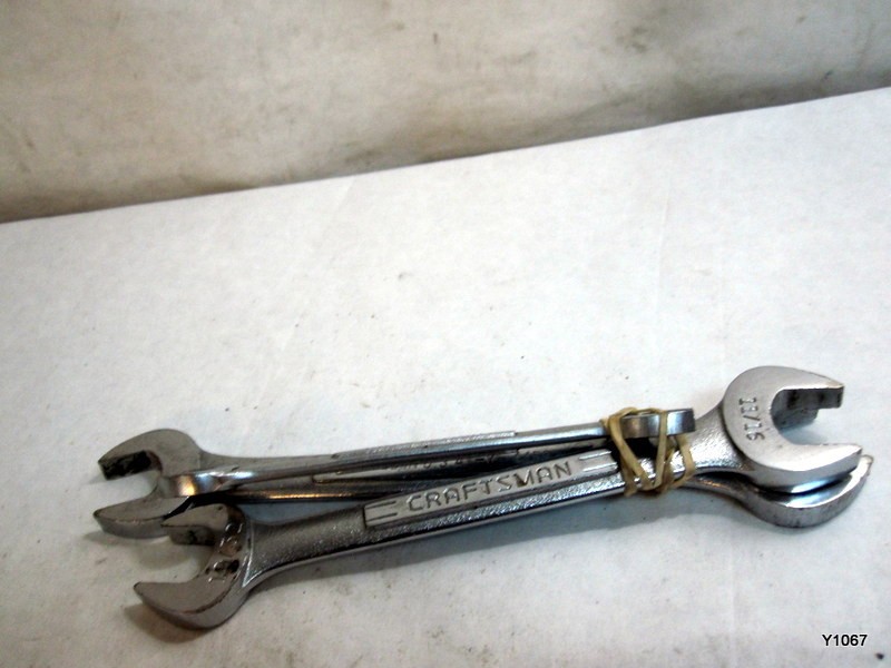craftsman set of 3 see description Open End Wrench