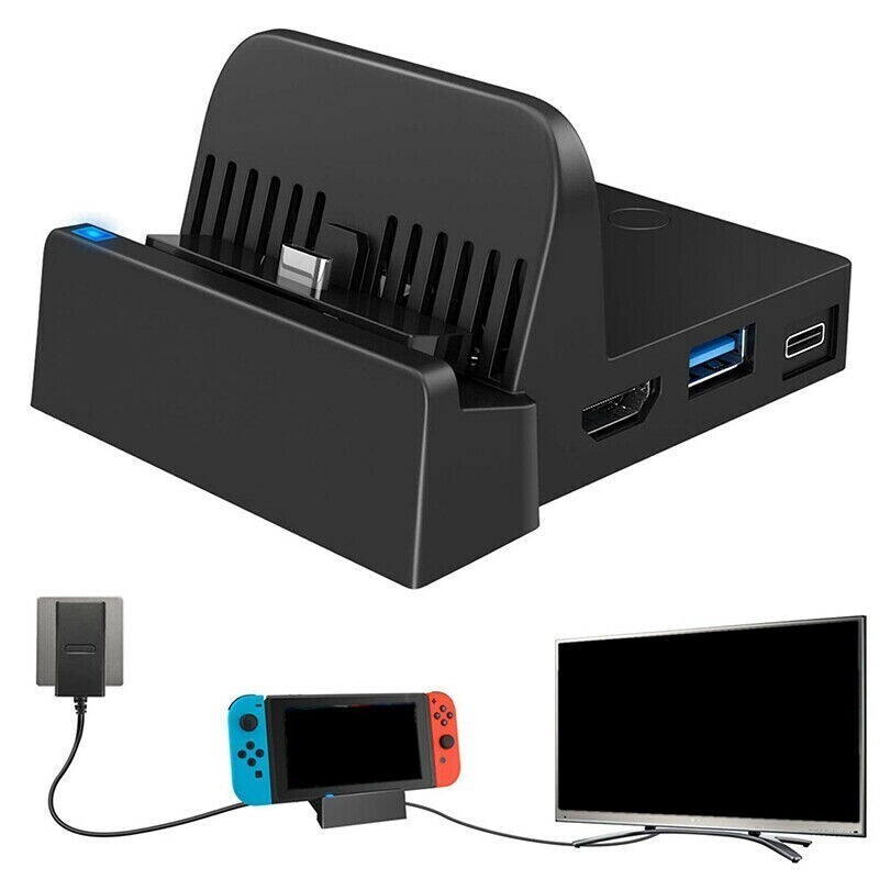 Docking Station for Nintendo Switch Charging Dock Adapter 4K HDMI TV Charger
