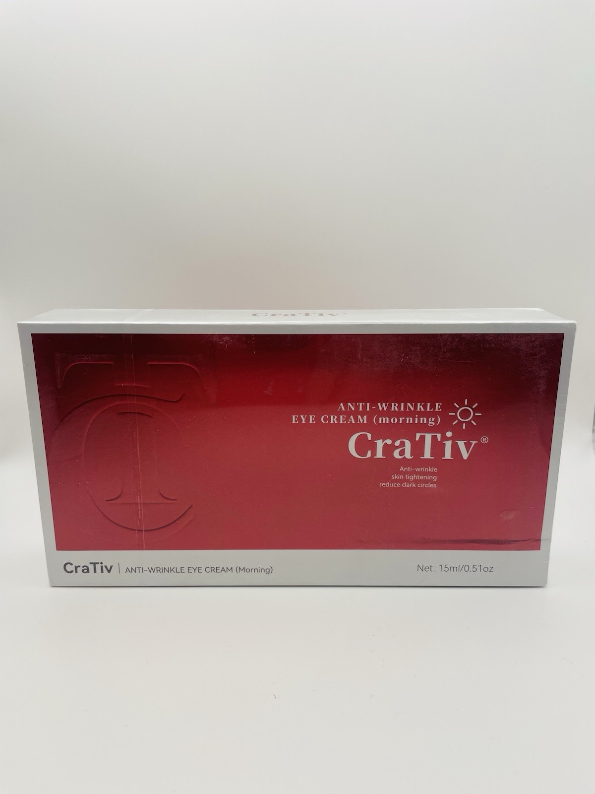 CraTiv Anti-Wrinkle Eye Cream MORNING Skin Tightening Reduce Dark Circles- NEW