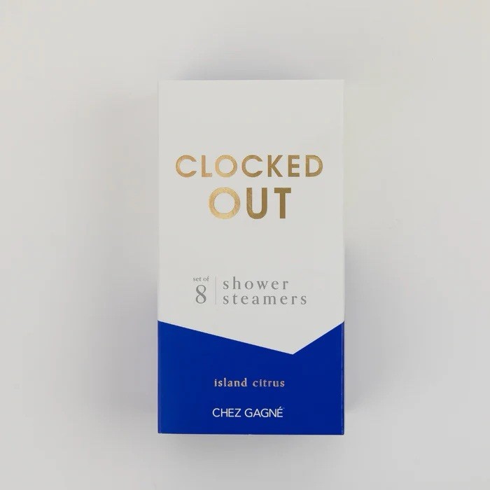 CHEZ GAGNÉ CLOCKED OUT - SHOWER STEAMERS - ISLAND CITRUS New In Box 🆕