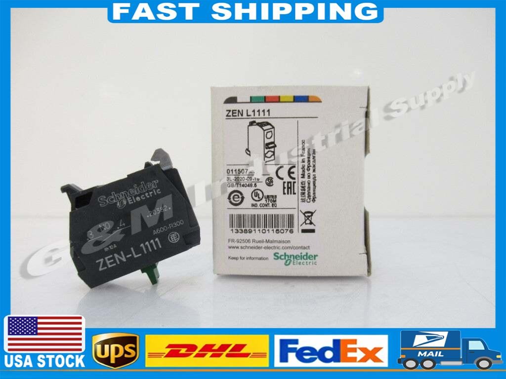 Schneider Electric ZENL1111 Single Contact Block, Sold By Unit US Free TAX