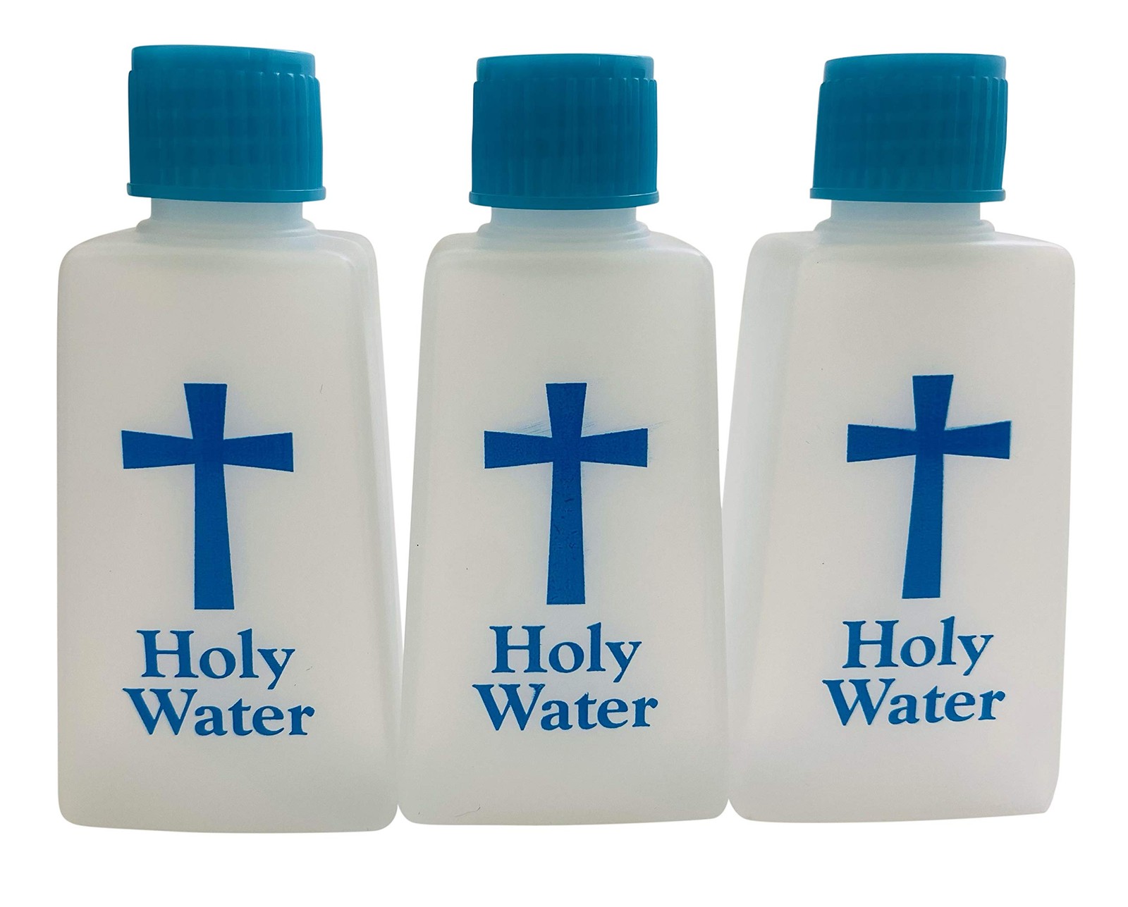 3 Pack Holy Water Bottle, Mini Plastic Vessel, Empty Container, Travel, Set