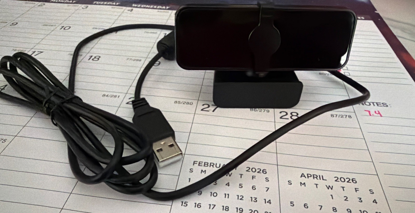 Lenovo Essential FHD Webcam Black FHDWC300 New Without Box