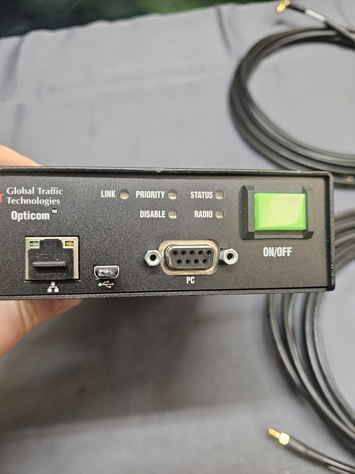 Global Traffic Technologies GTT Opticom 2100 2101 Vehicle Transmitter Radio GPS