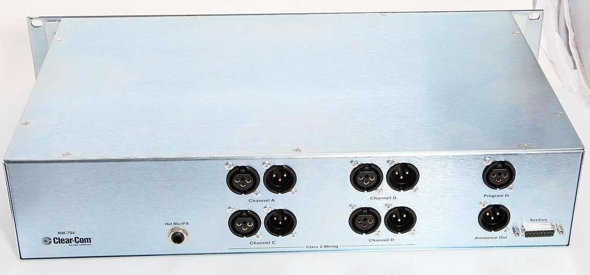 HME ClearCom 4-CH Remote Station Encore RM-704 Rack Mount Intercom System Base