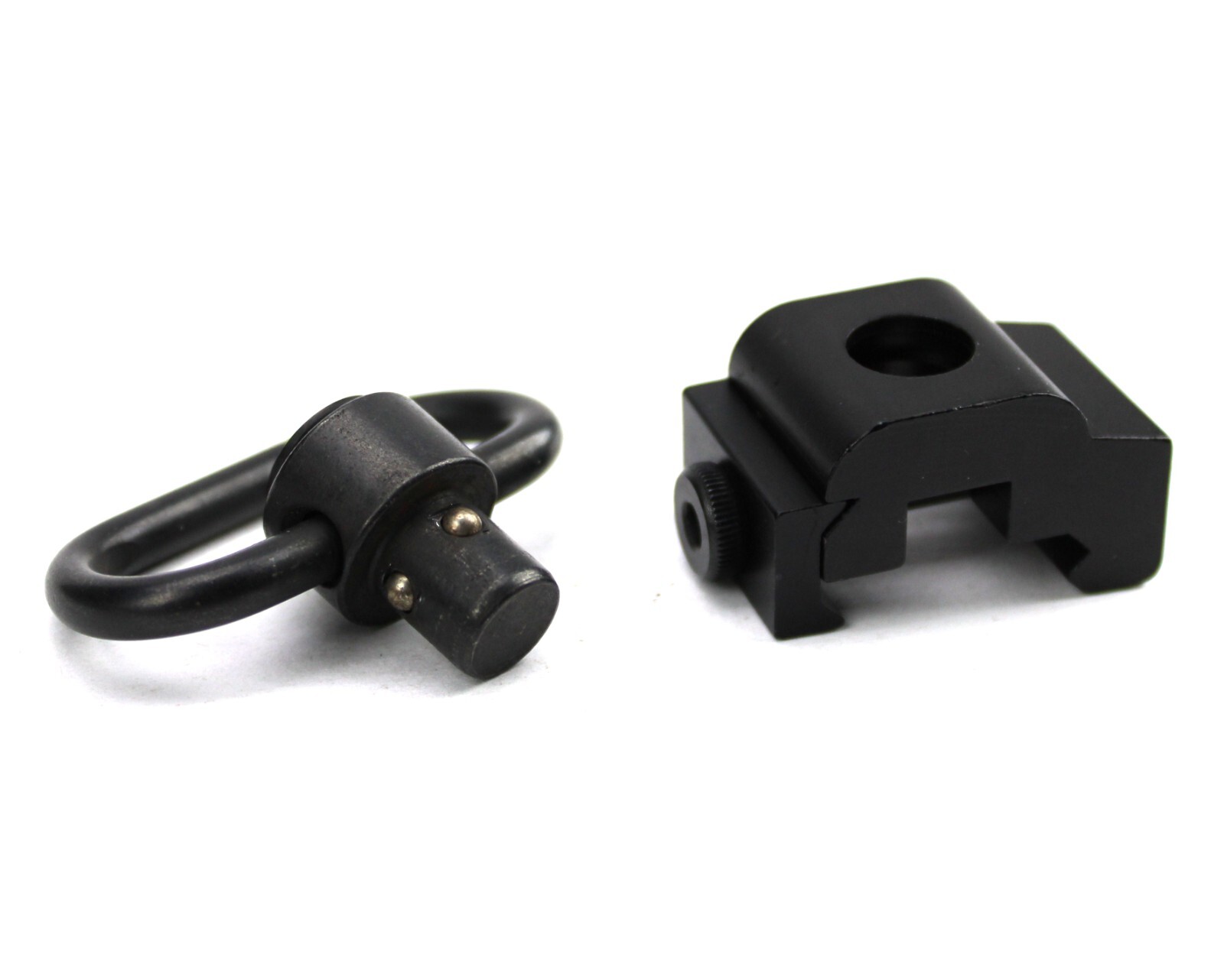 X-Store 2PCSHeavy Duty Quick Detach Push Button Sling Swivel Fit Picatinny Mount