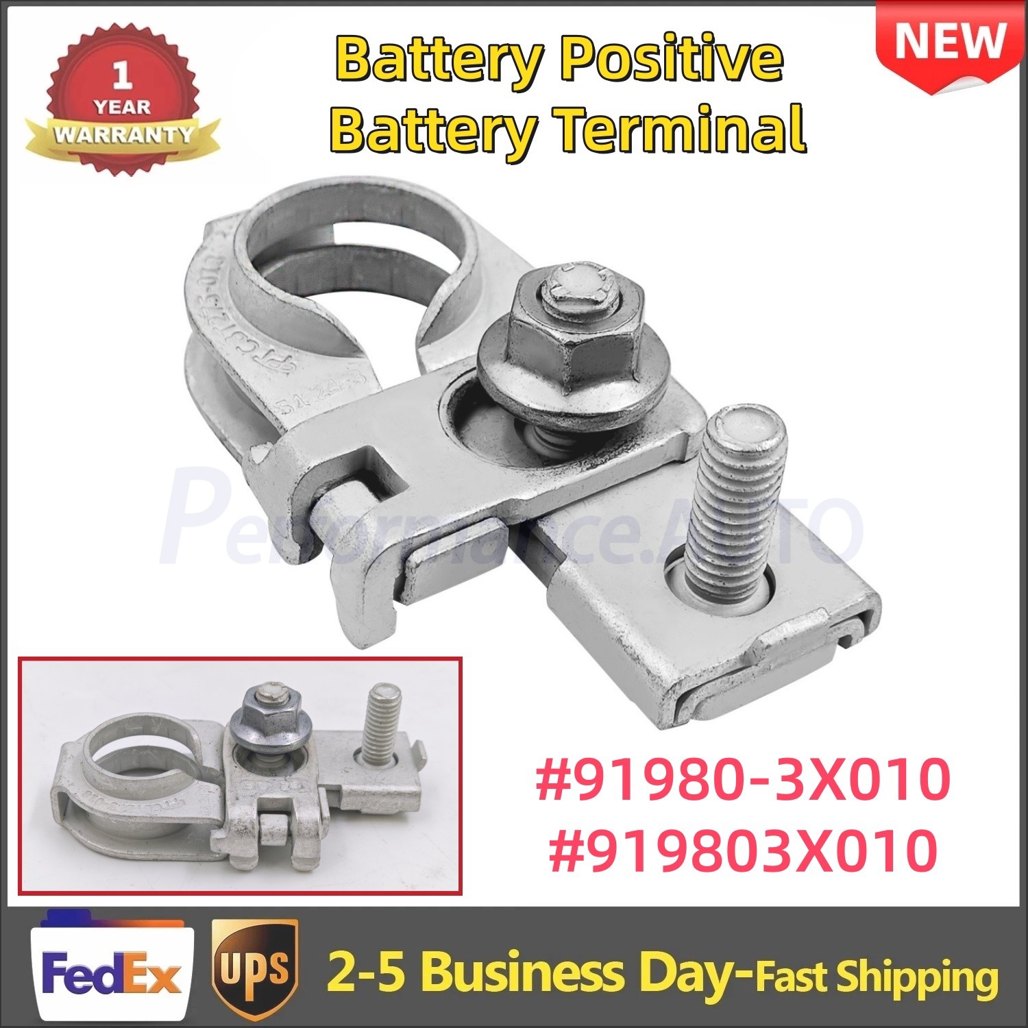 91980-3x010 Positive Battery Terminal Fits Kia Sedona Soul Ev Rio Forte5 2015-20