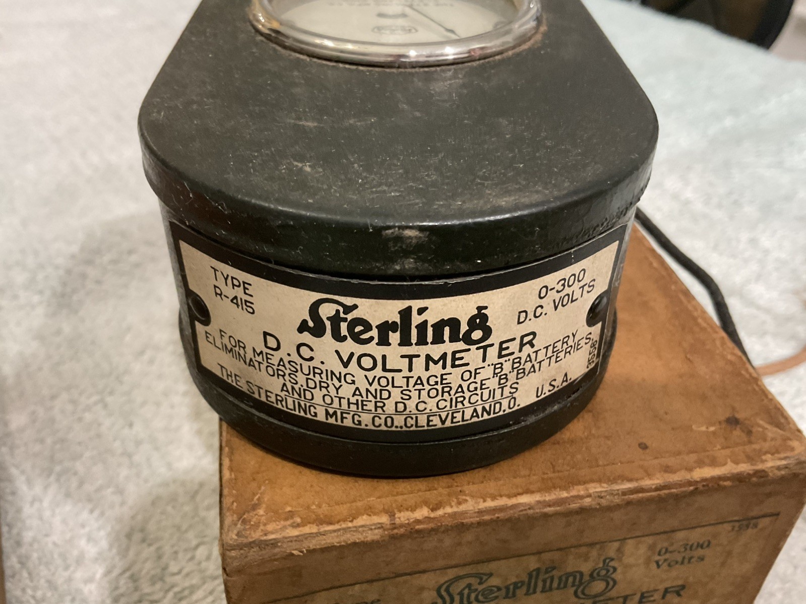 Sterling Type R-415 DC Volt Meter in Original Box