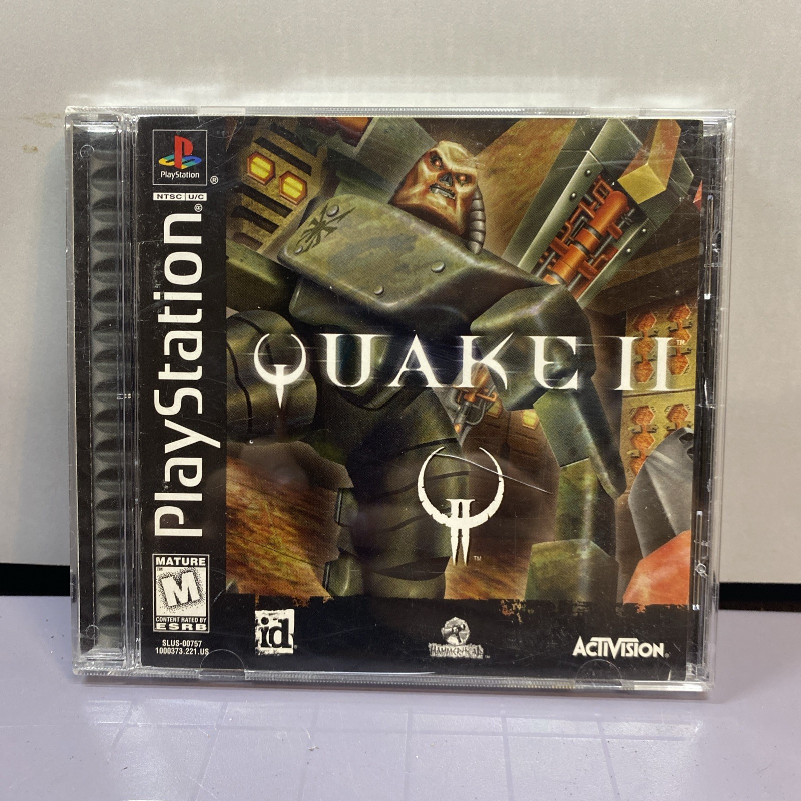 Quake II (Sony PlayStation 1, 1999) PS1 Case And Manual ONLY - No Disc