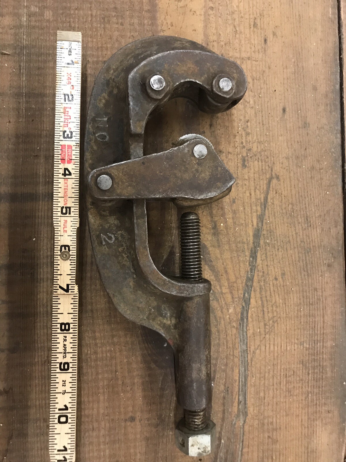 Antique No. 2 Pipe Cutter 13.5” Long 4.5” Wide  B-7