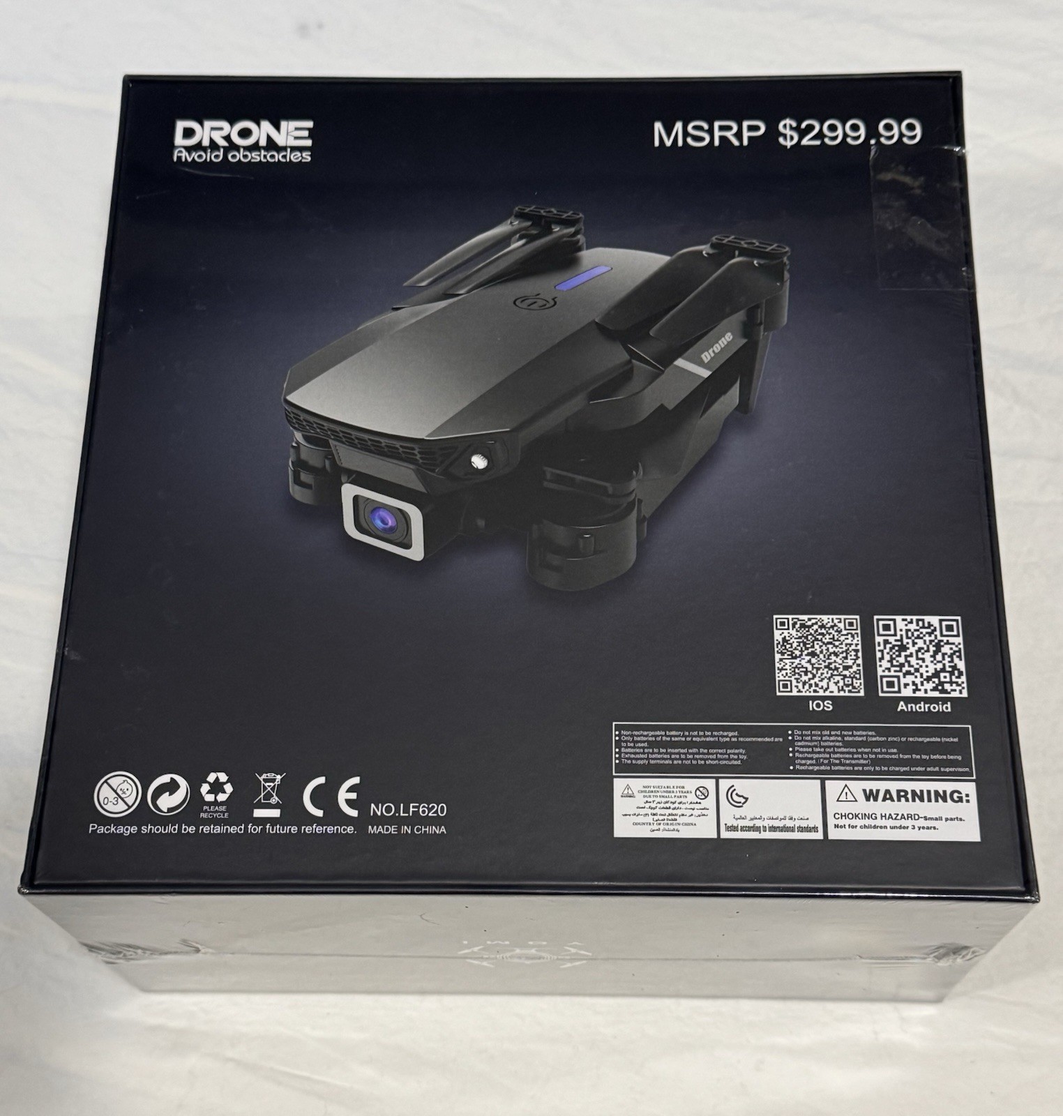 YOMI Foldable Drone with ObSTACLE Avoidance Camera – New Sealed Box