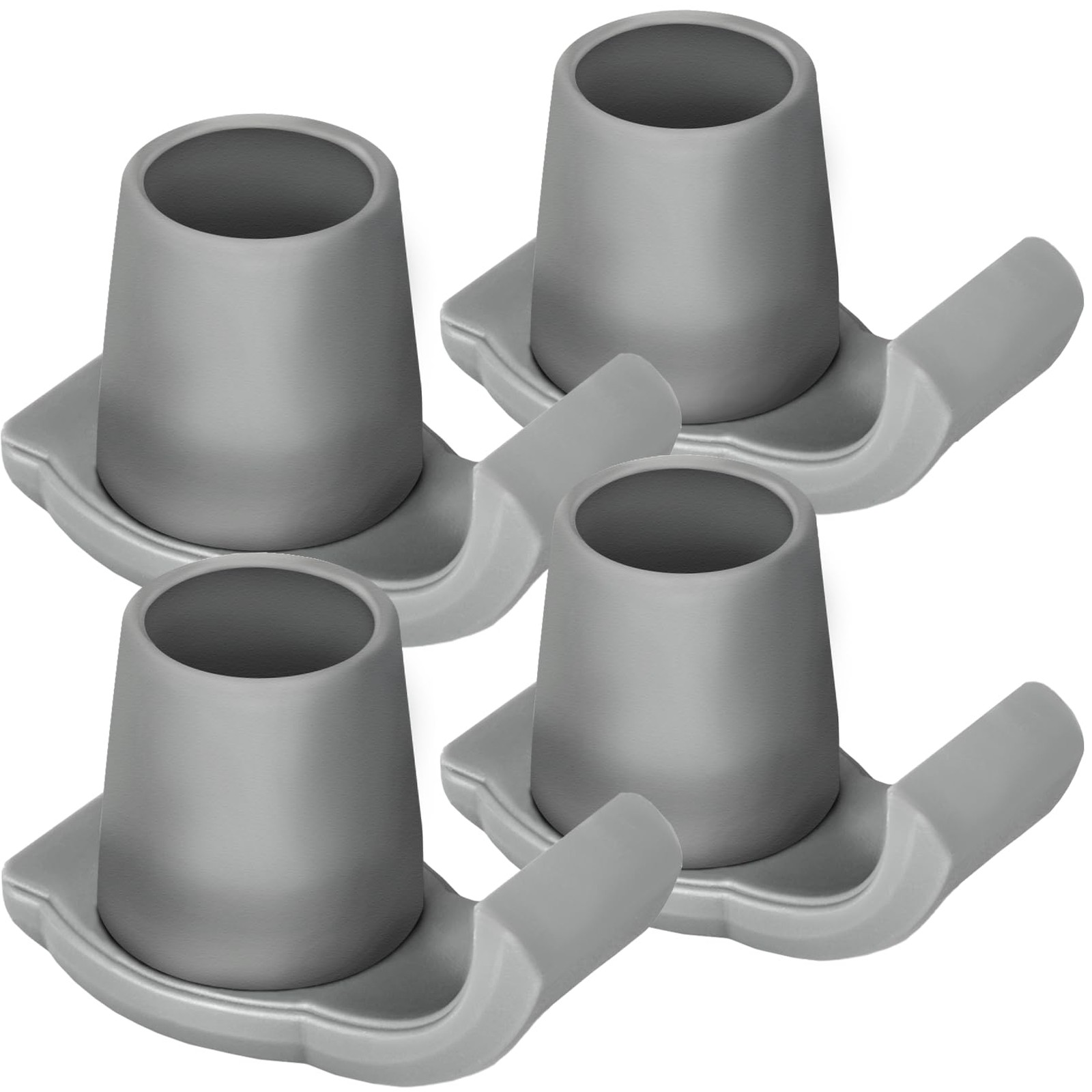 Dotday 4 Pack Walker Skis Glides for Folding Walkers, Essentials Gray, Gray