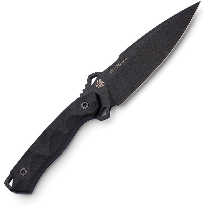 New Hydra Knives Phobos Fixed Blade Black HK-16-BL