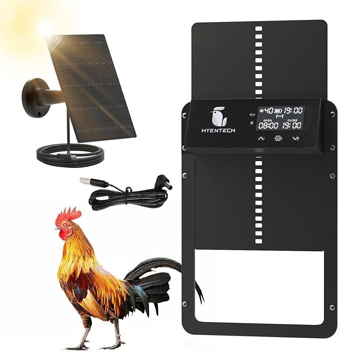 Automatic Chicken Coop Door Solar: Automatic Chicken Door - Solar