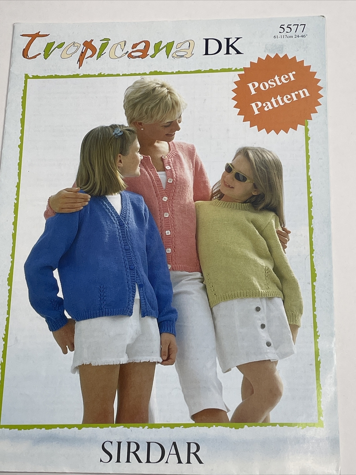 Sirdar Tropicana Knitting Pattern  5577