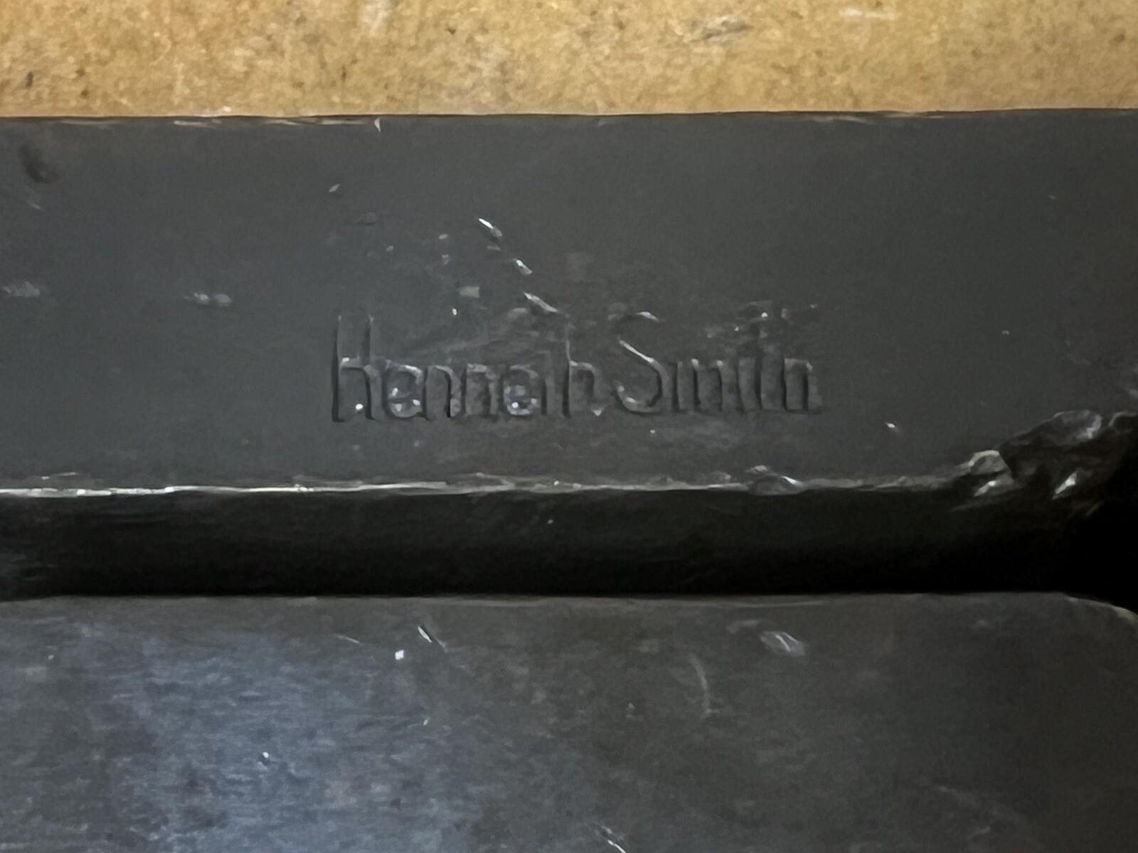 VINTAGE KENNETH SMITH 4” BRASS BENCH BISE JAWS ~