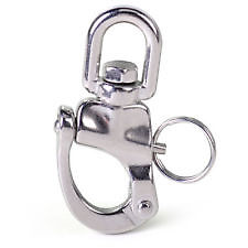 50 pieces of a 316 SS 4-7/8" eye swivel snap shackle, free shipping in the USA