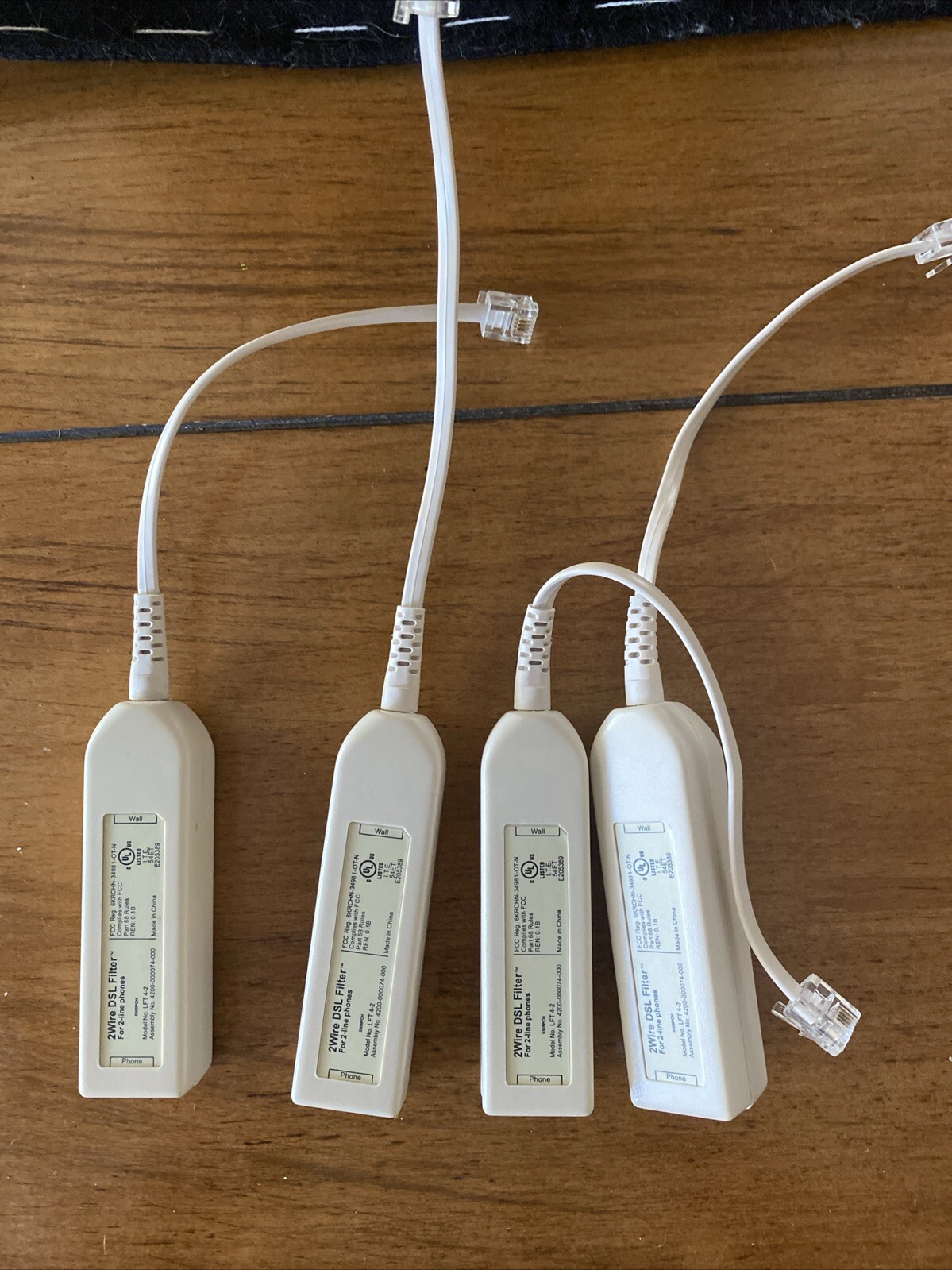 Lot Of 4 2WIRE DSL Filter 2-Line LFT4-2