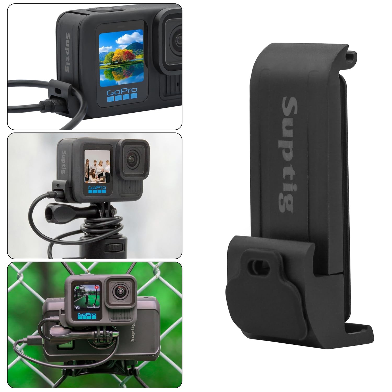Upgraded Battery Door Cover, Replacement Side Door for GoPro Hero 13 Hero 12 ...