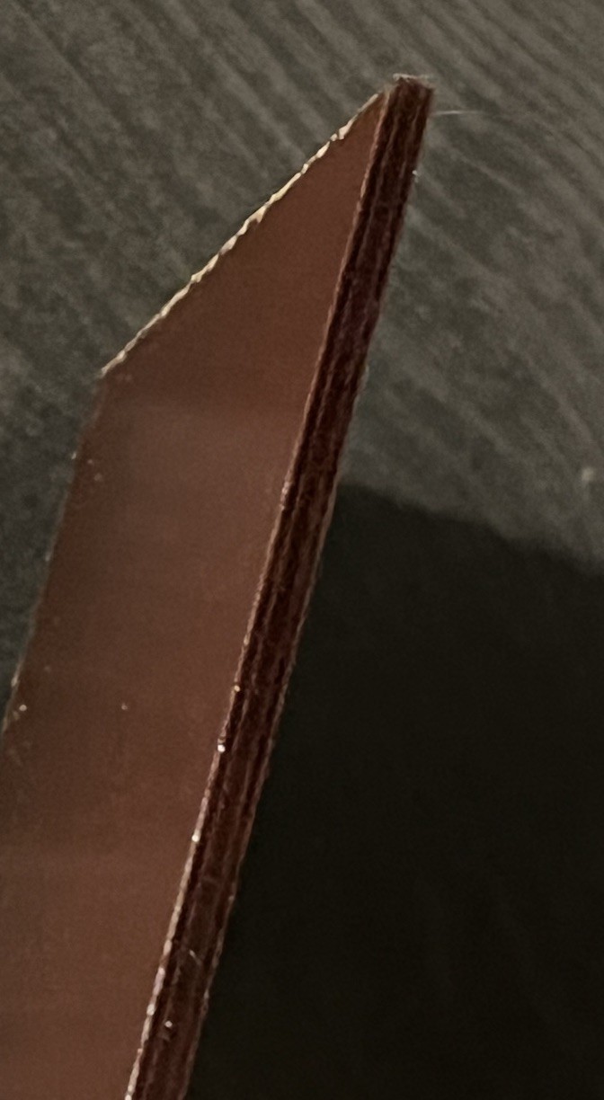 1/8” Vintage Paper Micarta